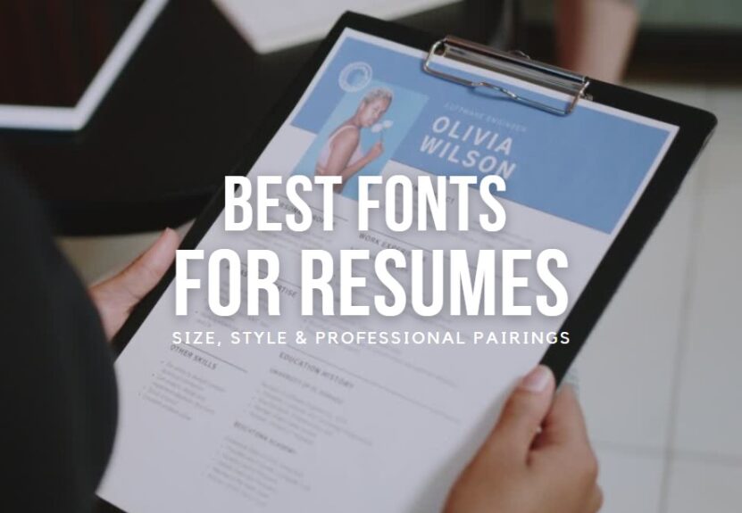 Top Fonts for Resumes
